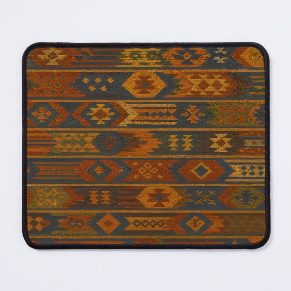 Item preview, Moroccan Berber Kilim Geometric Tribal Pattern Textile Design designed and sold by PinUpPizzazz.
