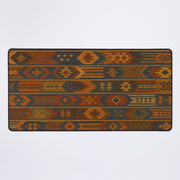 Item preview, Moroccan Berber Kilim Geometric Tribal Pattern Textile Design designed and sold by PinUpPizzazz.