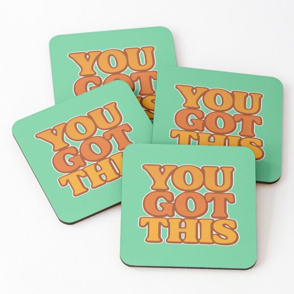 Item preview, You Got This Motivational Retro | Inspirational Quote Vintage 70s | Positive Aesthetic Design designed and sold by Karina Creative Studio.