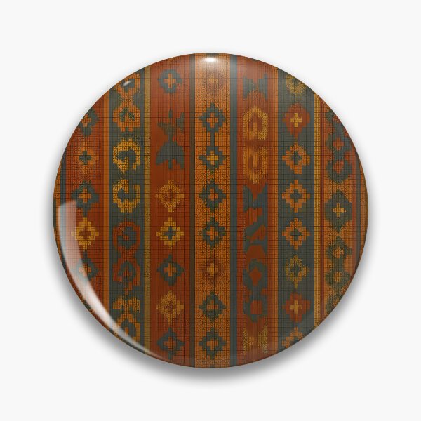 Item preview, Moroccan Berber Kilim Geometric Tribal Pattern Textile Design designed and sold by PinUpPizzazz.