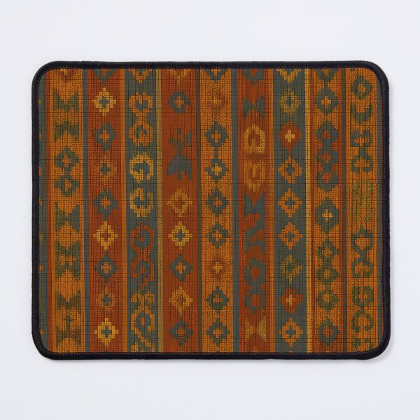 Item preview, Moroccan Berber Kilim Geometric Tribal Pattern Textile Design designed and sold by PinUpPizzazz.