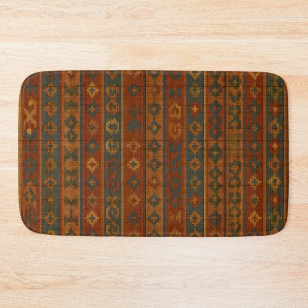 Item preview, Moroccan Berber Kilim Geometric Tribal Pattern Textile Design designed and sold by PinUpPizzazz.