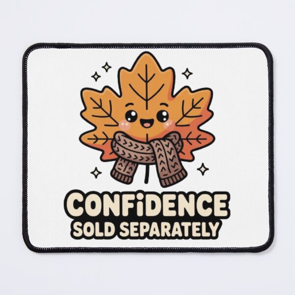 Item preview, Confidence Sold Separately Cute Kawaii Autumn Leaf Graphic designed and sold by NewUSShop.