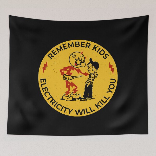 Item preview,  Yellow Reddy Kilowatt Electricity Will Kill You designed and sold by AgustiWiegand.