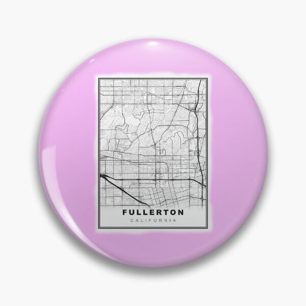 Item preview,  Minimalist Fullerton Map designed and sold by Tamas Das.