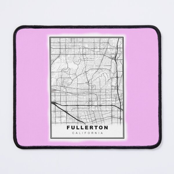 Item preview,  Minimalist Fullerton Map designed and sold by Tamas Das.