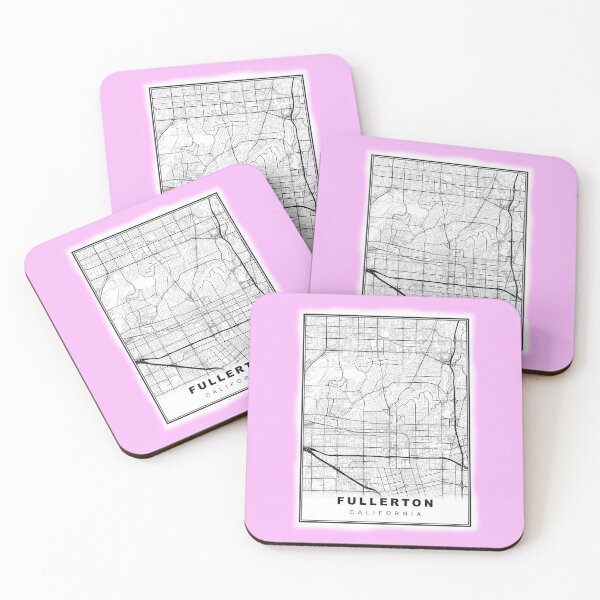 Item preview,  Minimalist Fullerton Map designed and sold by Tamas Das.