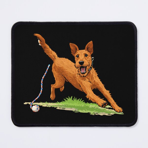 Item preview, Most beautiful Irish Terrier play with a ball  designed and sold by Georain.