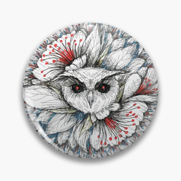Item preview, Floral Mandala Art owl – Intricate Flower Mandala Design designed and sold by Anime9122.