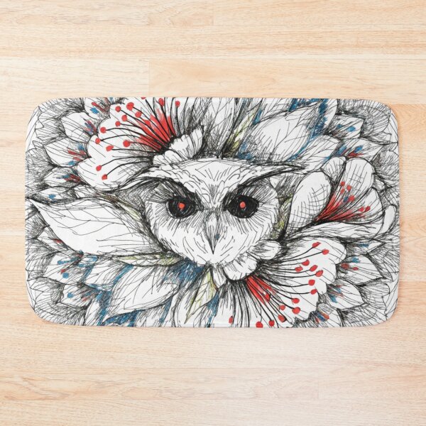 Item preview, Floral Mandala Art owl – Intricate Flower Mandala Design designed and sold by Anime9122.