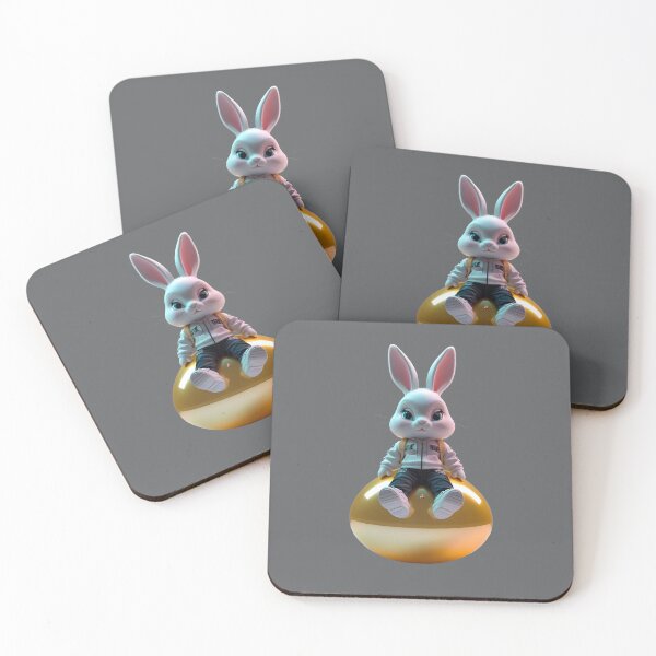 Item preview, Small Rose Gold Hype Streetwear Bunny designed and sold by NK-Studios .