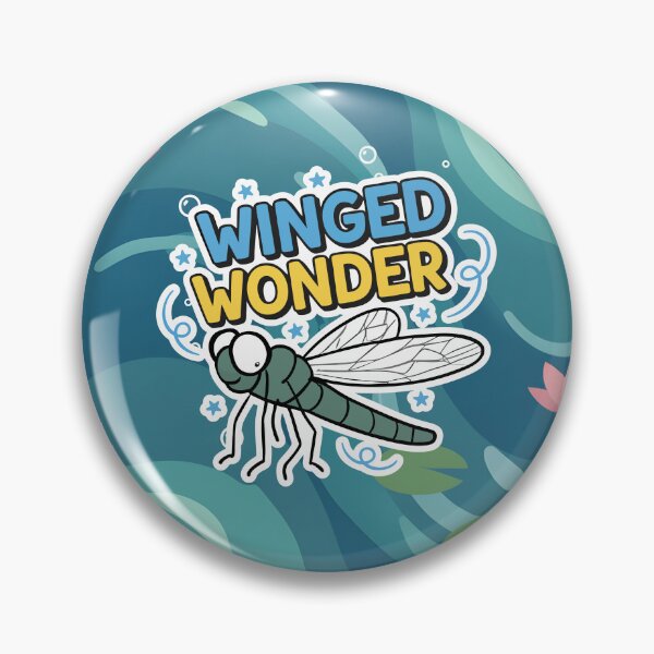 Item preview, Winged Wonder Dragonfly Kawaii Insect Cartoon designed and sold by Taridesign.