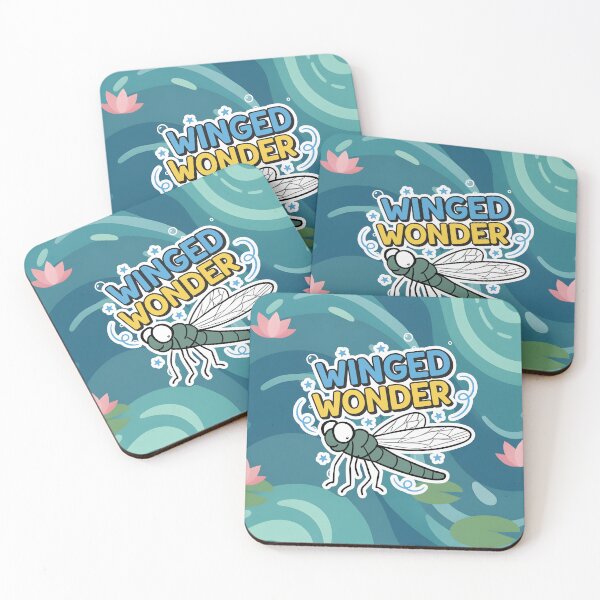 Item preview, Winged Wonder Dragonfly Kawaii Insect Cartoon designed and sold by Taridesign.