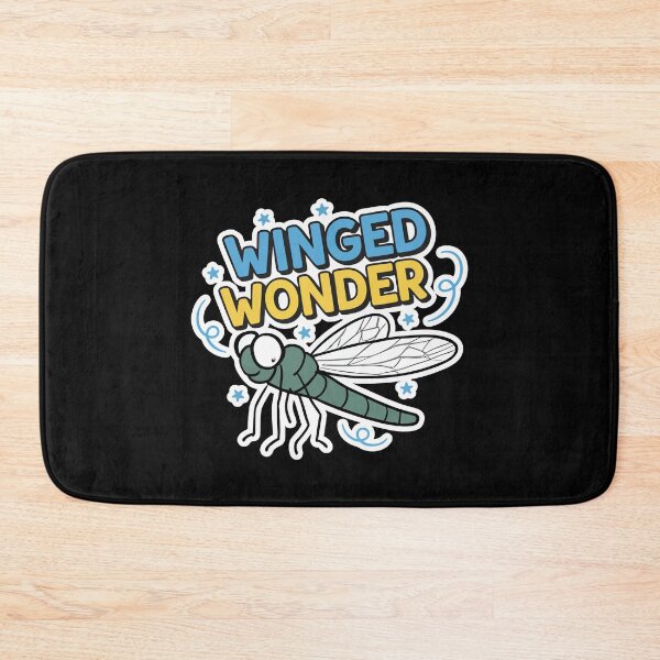 Item preview, Winged Wonder Dragonfly Kawaii Insect Cartoon designed and sold by Taridesign.