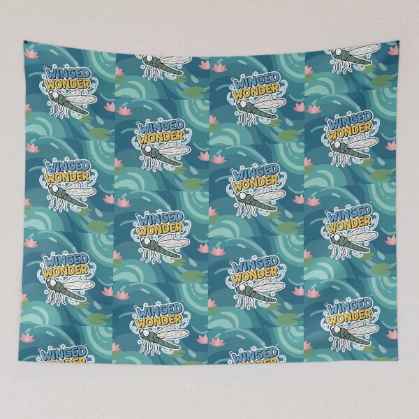 Item preview, Winged Wonder Dragonfly Kawaii Insect Cartoon designed and sold by Taridesign.