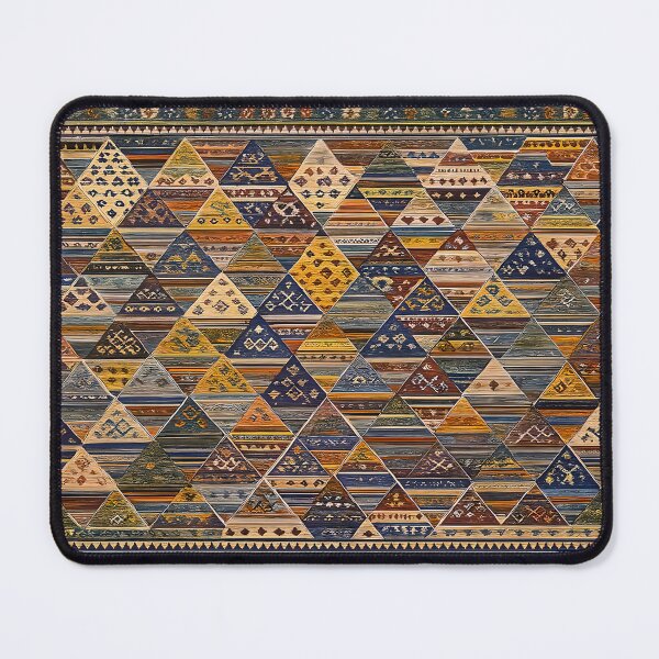 Item preview, Moroccan Berber Kilim Geometric Tribal Pattern Textile Design designed and sold by PinUpPizzazz.