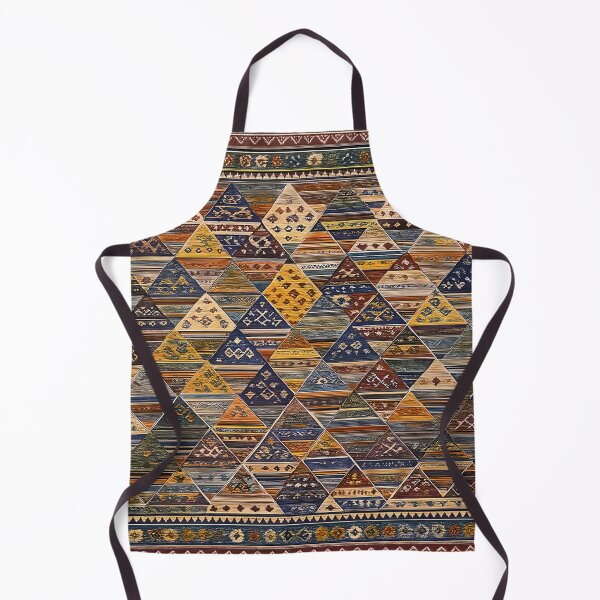 Item preview, Moroccan Berber Kilim Geometric Tribal Pattern Textile Design designed and sold by PinUpPizzazz.