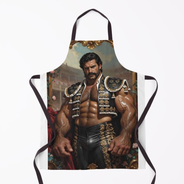 Item preview, Muscular Matador Gay Bear in Arena Portrait designed and sold by ZhivanCrimson.