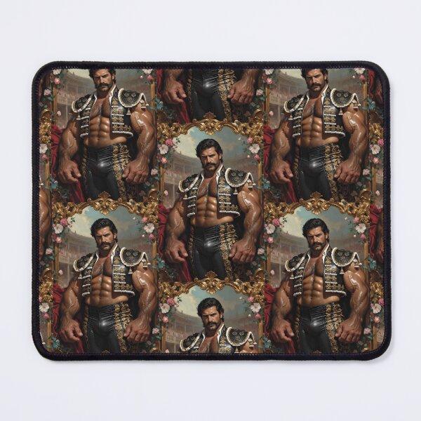 Item preview, Muscular Matador Gay Bear in Arena Portrait designed and sold by ZhivanCrimson.