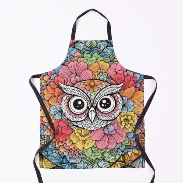 Item preview, Floral Mandala Art owl – Intricate Flower Mandala Design designed and sold by Anime9122.