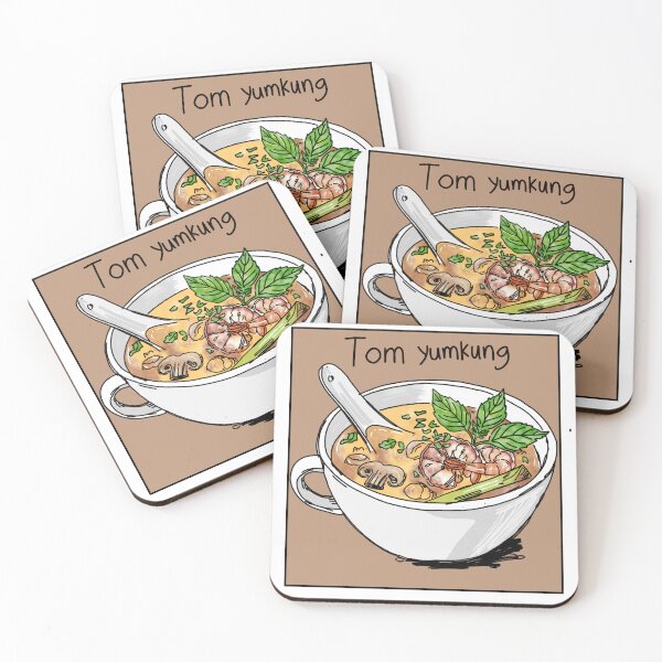 Item preview, Thai tom yum kung soup Illustration designed and sold by ARIN2550.