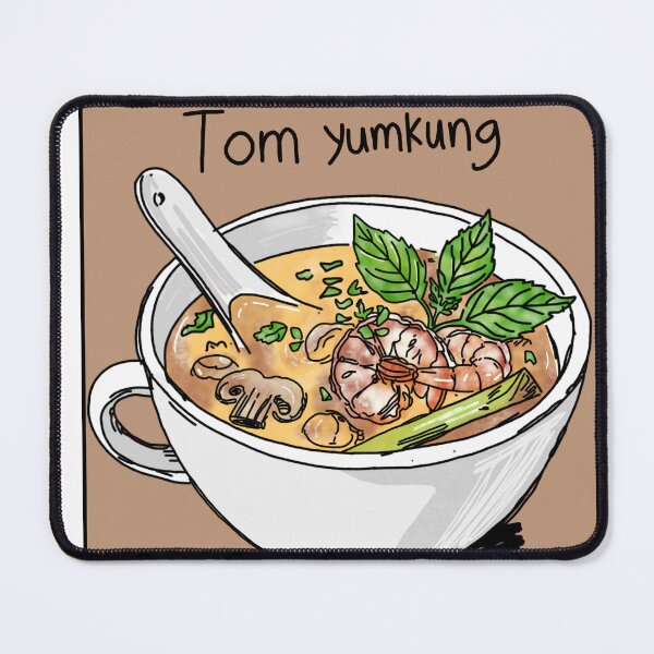 Item preview, Thai tom yum kung soup Illustration designed and sold by ARIN2550.