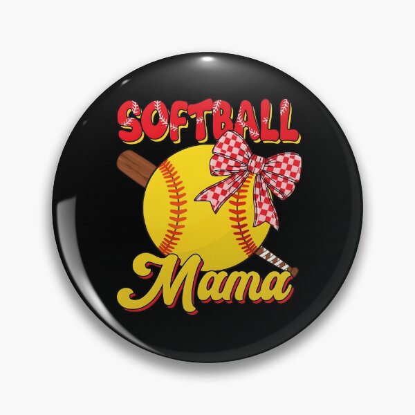 Item preview, Softball Mama Bow designed and sold by KroghDs.