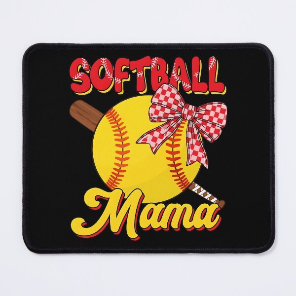 Item preview, Softball Mama Bow designed and sold by KroghDs.