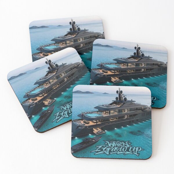 Item preview, Never Grow Up Luxury Yacht Lifestyle designed and sold by Meteor Destroyer.