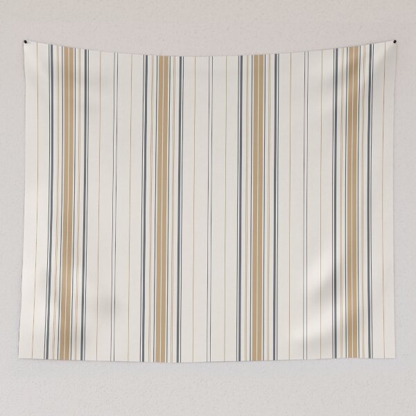 Item preview, Neutral Cabana Stripe Coastal Pattern designed and sold by trajeado14.