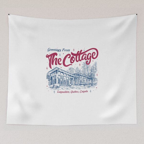 Item preview, Vintage Greetings From The Cottage - Hockey Romance 2025 designed and sold by HollyCooper7.