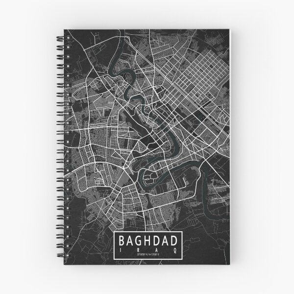 Item preview, Baghdad City Map of Iraq - Dark designed and sold by deMAP.