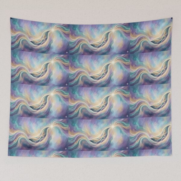 Item preview, Celestial Lightflow: Sacred Geometry Cosmic Waves designed and sold by NettaArts.