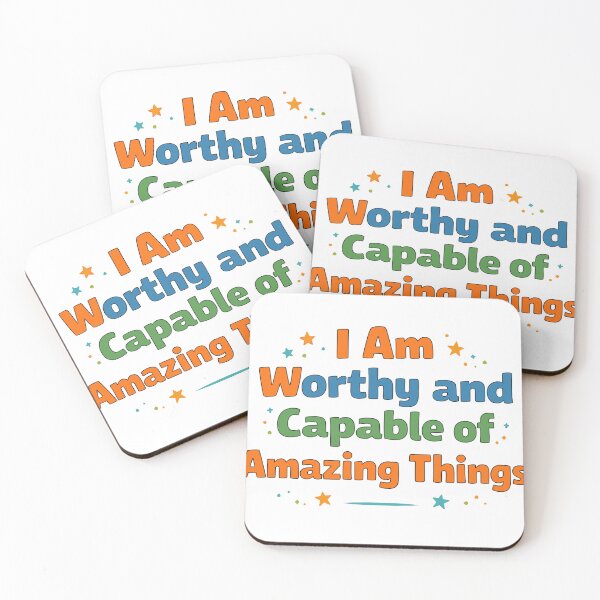 Item preview, Worthy and Capable designed and sold by Matinez Pink.