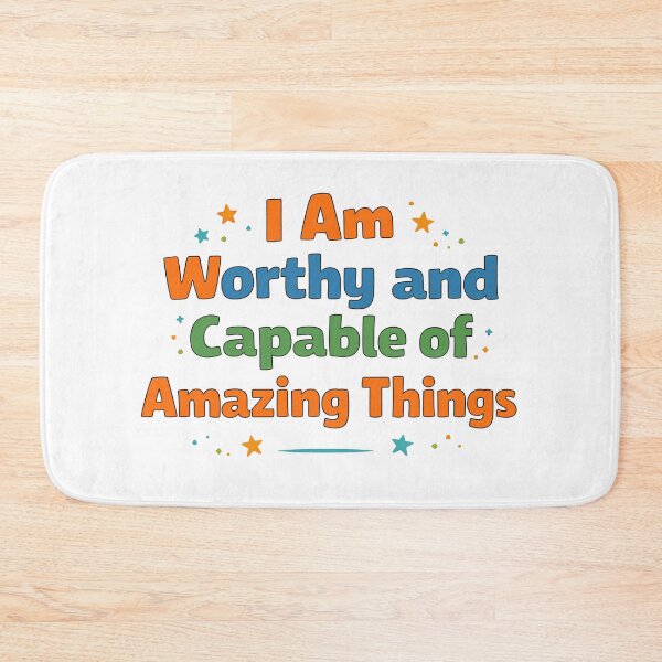 Item preview, Worthy and Capable designed and sold by Matinez Pink.