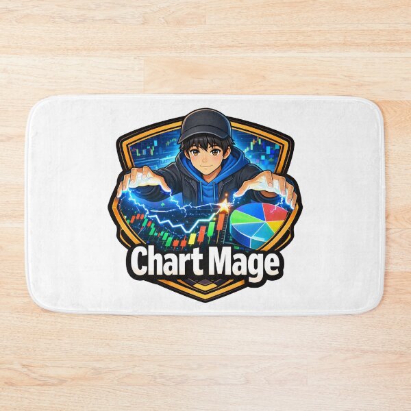 Item preview, Chart Mage – Technical Analysis Wizard Trader Anime designed and sold by VolatilityEdge.