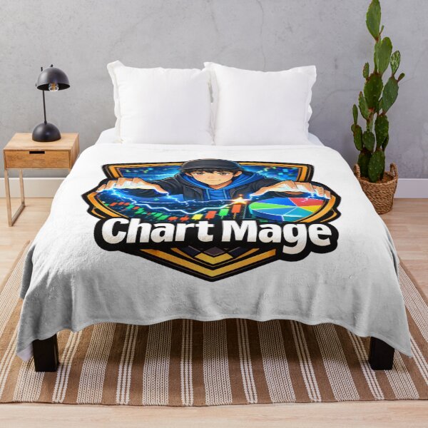 Item preview, Chart Mage – Technical Analysis Wizard Trader Anime designed and sold by VolatilityEdge.