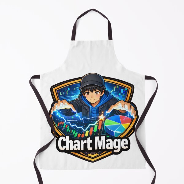 Item preview, Chart Mage – Technical Analysis Wizard Trader Anime designed and sold by VolatilityEdge.