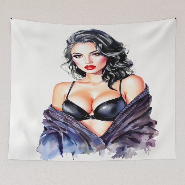 Item preview, Charlice | Sultry Sketch Watercolor designed and sold by KasaHunterHarem.