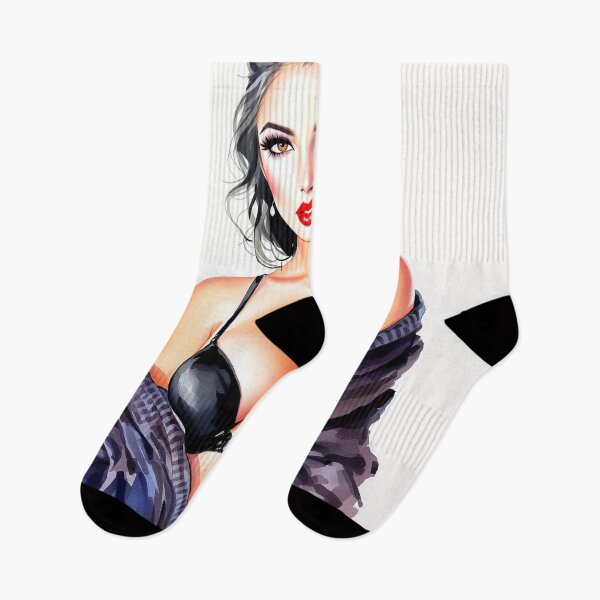 Item preview, Charlice | Sultry Sketch Watercolor designed and sold by KasaHunterHarem.