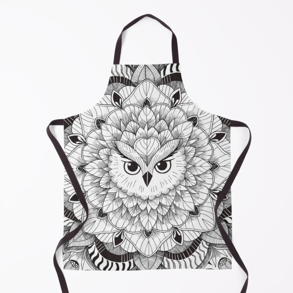 Item preview, Floral Mandala Art owl – Intricate Flower Mandala Design designed and sold by Anime9122.