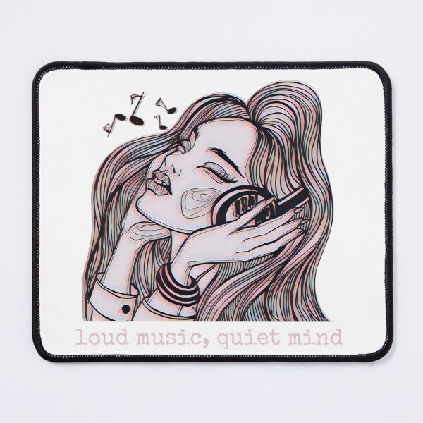 Item preview, Loud Music, Quiet Mind designed and sold by Reallybree.
