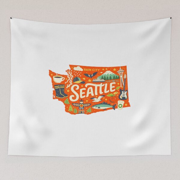 Item preview, Seattle State Love designed and sold by Matinez Pink.