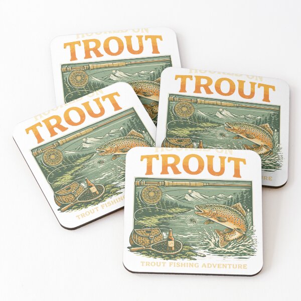 Item preview, Hooked on Trout designed and sold by Matinez Pink.