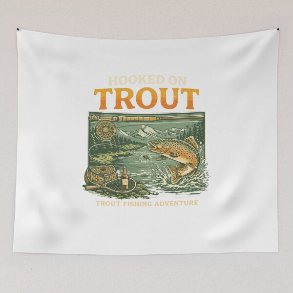 Item preview, Hooked on Trout designed and sold by Matinez Pink.