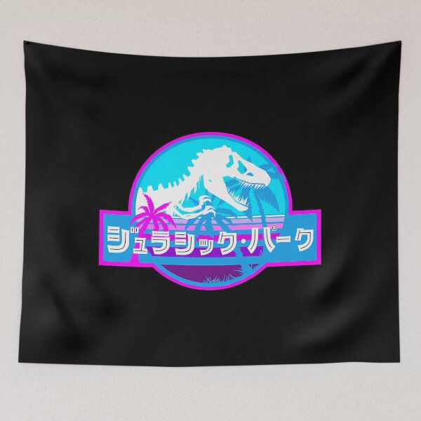 Item preview, Jurassic Park Vaporwave (Japanese) designed and sold by SalvatoreSchim.