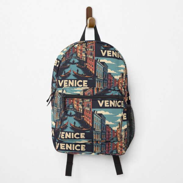 Item preview, Vintage Venice Italy Gondola Canal Travel Art designed and sold by Atlas Poster Co..