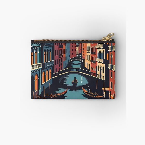 Item preview, Vintage Venice Italy Gondola Canal Travel Art designed and sold by Atlas Poster Co..