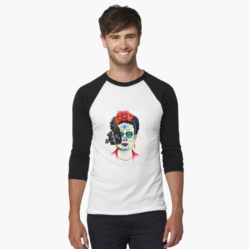Item preview, Baseball ¾ Sleeve T-Shirt designed and sold by cinepobre.