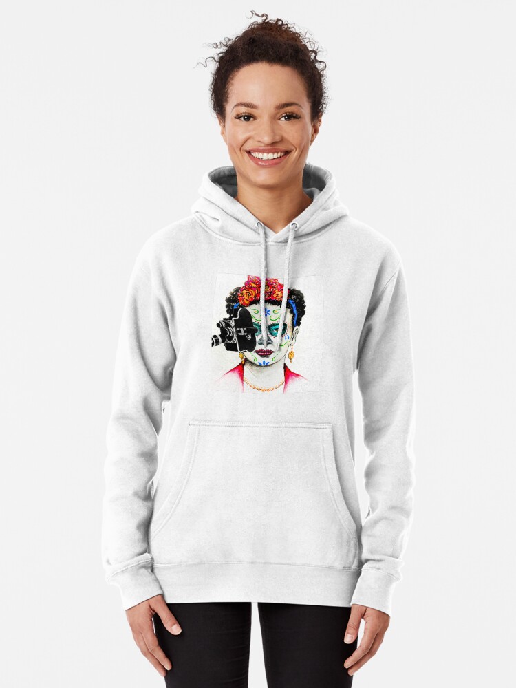Thumbnail 2 of 5, Pullover Hoodie, Official Cine Pobre Film Festival Swag designed and sold by cinepobre.